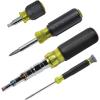 imageKlein Tools 80019 Tool Set MultiBit Screwdriver and Nut Driver Tool Kit 30 Different Industrial Strength Bits and Sizes 4Piece4Piece Driver Kit