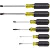 imageKlein Tools 85074 6Piece Screwdriver Set Made in USA Includes 3 AllPurpose Flathead 3 Phillips CushionGrip Comfort Precision Machined ScrewdriversSCREWDRIVER
