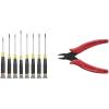 imageKlein Tools 85617 Mini Precision Screwdriver Set Slotted Phillips TORX CushionGrip Handles Ideal for Terminal Blocks ElectronicsScrewdriver Set  D2755 Pliers