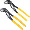 imageKlein Tools D5053KIT 3Piece Classic Klaw Pump Pliers Set 7Inch 10Inch and 12Inch Pump Pliers Compact Design with VJaw and Hardened Teeth for Maximum Torque7Inch