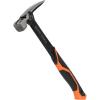 imageKlein Tools H80918S Smooth Face Framing Hammer with Straight Claw 18Ounce Forged Steel Magnetic Nail Starter and ExtraLarge Squared Strike Face