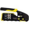 imageKlein Tools VDV226110 Ratcheting Modular Data Cable Crimper  Wire Stripper  Wire Cutter for RJ11RJ12 Standard RJ45 PassThru ConnectorsCrimper