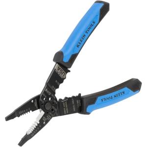 imageKlein Tools 1025 Long Nose MultiPurpose Wire Stripper Tool Made in USA Professional Electrician Tools Crimping Tool Cable Stripper for 1020 AWG Solid 1222 AWG Stranded WireBlack