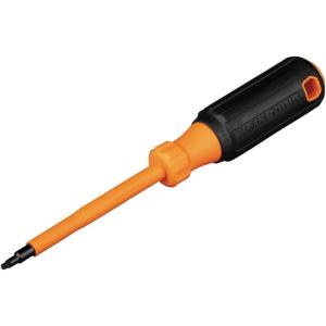 imageKlein Tools 33736INS Insulated Screwdriver Set Made in USA 1000V SlimTip Driver with Phillips Cabinet and Square Bits and a Magnetizer 6PieceOne Size