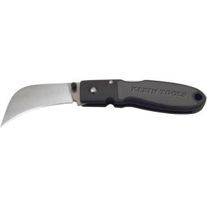 imageKlein Tools 44006 Pocket Knife Electricians Knife with 258Inch Hawkbill Blade and Aluminum HandleBlack Handle