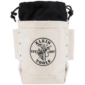 imageKlein Tools 5416TC Tool Bag Top Closing Bolt Bag with 3Inch Drawstring Load Rated with Tunnel Connect 5 x 10 x 9InchExtra Tall