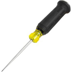 imageKlein Tools 6007DD 516Inch Keystone Demolition Driver 7Inch Blade Steel TiptoCap Construction CushionGrip Handle Oversized Strike Cap Square Shank with Wrench AssistScratch Awl Driver