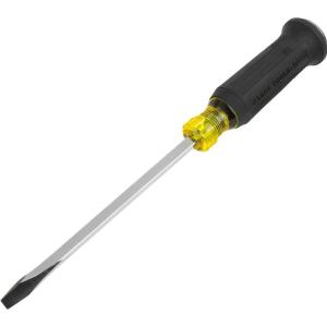imageKlein Tools 6007DD 516Inch Keystone Demolition Driver 7Inch Blade Steel TiptoCap Construction CushionGrip Handle Oversized Strike Cap Square Shank with Wrench Assist516 Demolition Driver