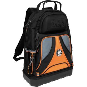 imageKlein Tools 62800BP Backpack Tool Bag Tradesman Pro ExtraLarge 40Pocket Electrician Jobsite Backpack with Molded Bottom Charging PortLow Profile