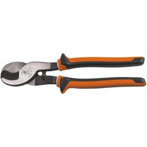imageKlein Tools 63050 Cable Cutter Made in USA Heavy Duty Cutter for Aluminum Copper and Communications CableSlim