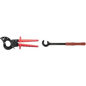 imageKlein Tools 63711 Wire Cable Cutter with Open Front Loading Jaws Cuts 600 MCM Copper 750 MCM Aluminum600 MCM Copper750MCM Aluminum