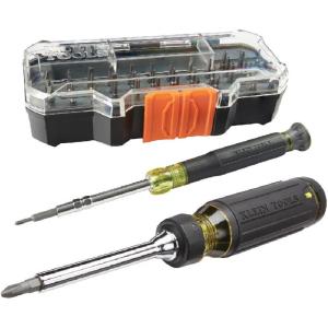 imageKlein Tools 80066 Precision Driver Kit with MultiBit Screwdriver and AllinOne Repair Tool Kit with 39 Bits for Apple Products 2PieceScrewdriver Set and 15in1 Screwdriver