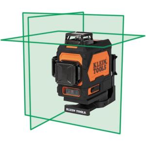 imageKlein Tools 93PLL SelfLeveling Laser Level with Bright Green 3x360Degree Planes Rechargeable Battery Magnetic MountLaser