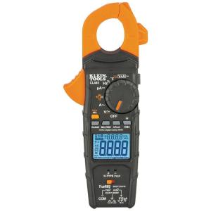 imageKlein Tools CL445 HVAC Clamp Meter AutoRanging TRMS NCVT Measures Voltage Current Temperature Micro Amps InRush and More1 12Inch Jaw