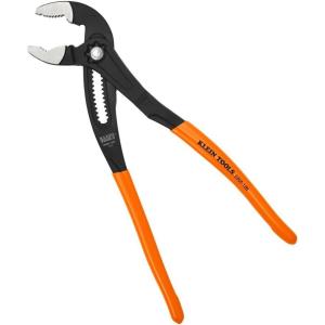 imageKlein Tools D5052BKIT 2Piece QuickAdjust Klaw Pump Pliers Set 7Inch and 10Inch Compact Design with VJaw and Hardened Teeth for Maximum Torque12Inch