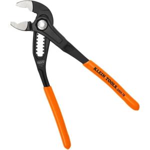 imageKlein Tools D5052BKIT 2Piece QuickAdjust Klaw Pump Pliers Set 7Inch and 10Inch Compact Design with VJaw and Hardened Teeth for Maximum Torque7Inch