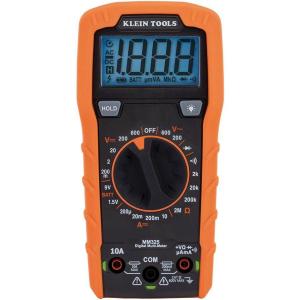 imageKlein Tools MM325 Multimeter Digital ManualRanging 600V ACDC Voltage Tester Tests Batteries Current Resistance Diodes and Continuity