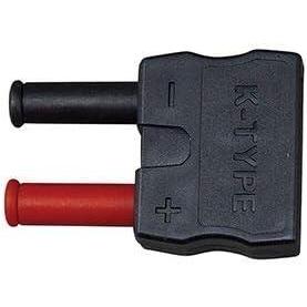 imageKlein Tools 69146 Banana Plug Adapter to K Type Thermocouple Works with Digital Clamp and Multi MetersKType to Banana Plug Adapter