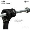 imageKLEIN TOOLS 65408ADP KNECT M Pass Through Ratchet and 38Inch Socket Adapter Set 90Tooth Wrench for Extended Threaded Rods Compact and Comfortable Grip Traditional Socket CompatibilityS 14Inch