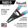 imageKlein Tools 11053 KleinKurve Wire Stripper and Cutter Made in USA Stripping  Cutting Tool for 612 AWG Stranded Wire 718Inch