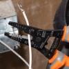 imageKlein Tools 11055RINS Insulated Klein Kurve Wire StripperCutter Made in USA 1000V Insulated Tool Cuts and Strips 1018 Solid and 1220 Stranded AWG WireWire Stripper