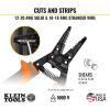 imageKlein Tools 11055RINS Insulated Klein Kurve Wire StripperCutter Made in USA 1000V Insulated Tool Cuts and Strips 1018 Solid and 1220 Stranded AWG WireWire Stripper