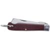 imageKlein Tools 15504 Pocket Knife Electricians Knife with Carbon Steel 258 Inch Hawkbill Slitting BladeStainless Steel Coping