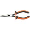 imageKlein Tools 2038EINS Long Nose Side Cutter Insulated Pliers with Slim Induction Hardened Cutting Knives for Long Life 8Inch7Inch