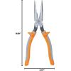 imageKlein Tools 2038RINS Pliers Made in USA Electricians Insulated Long Nose SideCutting Pliers 1000V Rated Induction Hardened Knives 8Inch