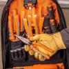 imageKlein Tools 2038RINS Pliers Made in USA Electricians Insulated Long Nose SideCutting Pliers 1000V Rated Induction Hardened Knives 8Inch