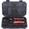 imageKlein Tools 3000CRKIT Ratchet Crimping Tool Set 4 Interchangeable Dies for Heat Shrink NonInsulated Insulated and Ferrule Terminal Connectors