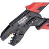 imageKlein Tools 3007CR Crimping Tool For Heat Shrink Connectors Ratcheting Terminal Crimper 10 to 22 AWG Stranded Copper Wire FullCycle 3Cavity