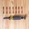 imageKlein Tools 32315HD 15in1 MultiBit Ratcheting Screwdriver ImpactRated 7 DoubleEnded ProFlex Torsion Zone Tips 14Inch Nut Driver 8PieceRatcheting Driver