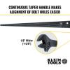 imageKlein Tools 3246 Round 78Inch x 36Inch Connecting Bar Made in USA Sleever Bar for Aligning Prying and ChiselingRound Bar  Spud Wrench