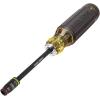 imageKlein Tools 32767 Impact Driver SAE 3in1 Impact Socket and Bit Holder Flip Socket with 14Inch and 516Inch Hex Drivers 5Inch Length1 Count Pack of 1
