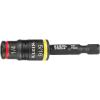 imageKlein Tools 32931 3in1 SAE Impact Socket Set 1 Flip Socket with 14 and 516 Nut Driver Sizes and 14Inch Bit Holder Impact Rated 2Inch Shaft3in1