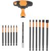 imageKlein Tools 33804 ProFlex ImpactRated Interchangeable Ratcheting THandle Set Torsion Zone Magnetic Bit Holder SAE Metric TORX
