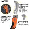 imageKlein Tools 44219 Replacement Hawkbill Blade for 44218 3PackCable Skinning Utility Knife