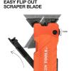 imageKlein Tools 44304 Folding FLICKBLADE Utility Knife Compact Removable Impact Driver 14Inch Nut Driver and 2 Phillips BitFlickblade w Scraper