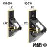 imageKlein Tools 450500 1Inch JHooks Cable Management System with Lockable Latch for Extension Cords Conduit Fiber Ethernet Cables 6Piece1Inch Hook