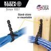 imageKlein Tools 450700 Stretch Cable Tie Roll Made in USA Cable Management for Cord and Wire with Dispenser Box Nylon Strap Mountable 75Foot