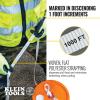 imageKlein Tools 50122 Conduit Measuring Pull Tape for HeavyDuty Cable and Wire Pulling 1250Pound x 2000Foot Long2500Pound x 1000Foot