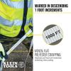 imageKlein Tools 50122 Conduit Measuring Pull Tape for HeavyDuty Cable and Wire Pulling 1250Pound x 2000Foot Long2500Pound x 3000Foot