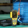 imageKlein Tools 501915 Cable Tester TDR Cable Length Meter Measures Electrical Data TwoWire and Romex Cables Includes Leads Carrying CaseCable Length Meter
