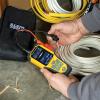 imageKlein Tools 501915 Cable Tester TDR Cable Length Meter Measures Electrical Data TwoWire and Romex Cables Includes Leads Carrying CaseCable Length Meter