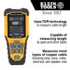 imageKlein Tools 501915 Cable Tester TDR Cable Length Meter Measures Electrical Data TwoWire and Romex Cables Includes Leads Carrying CaseCable Length Meter