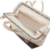 imageKlein Tools 510212 Heavy Duty Natural Canvas Tool Bag Tool Tote MultiPurpose Bag with Wide Hinged Opening and Leather Handles 12Inch16Inch