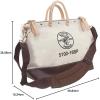 imageKlein Tools 510216SP Deluxe Canvas Tool Bag Made of Natural Canvas with 13 Interior Pockets and Detachable Shoulder Strap 16Inch16Inch