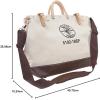 imageKlein Tools 510216SP Deluxe Canvas Tool Bag Made of Natural Canvas with 13 Interior Pockets and Detachable Shoulder Strap 16Inch18Inch
