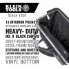 imageKlein Tools 510218SPBLK Tool Bag Large 18Inch Deluxe Canvas Tool Bag and Organizer with 13 Pockets and Shoulder Strap Black18Inch
